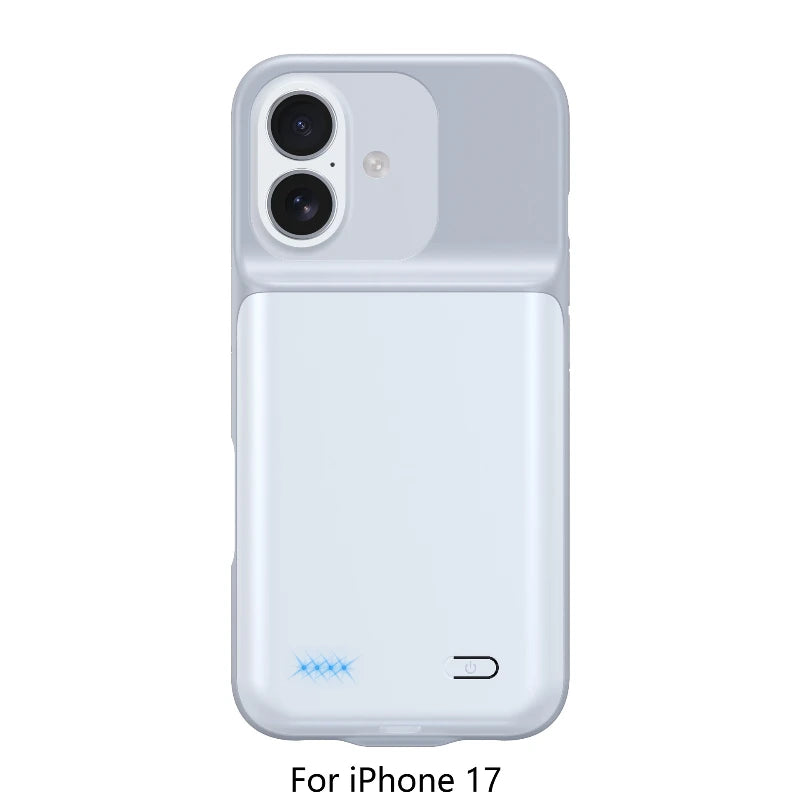 10000mAh Battery Case for Iphone 17 17Air 17Pro 17ProMax Portable Power Bank Charger Cover for IPhone 17/17Air/17Pro /17Pro Max