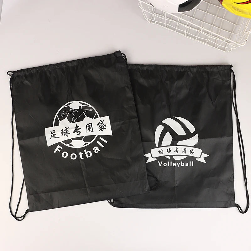 Outdoor Sports Drawstring Storage Bags Gym Men's Bag Football Volleyball Oxford Cloth Portable Foldable Reusable Backpack