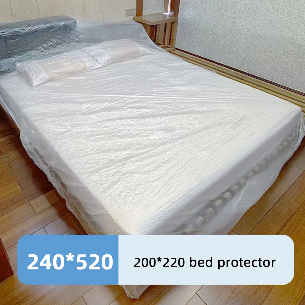 Thickened Furniture Protection Cover with Elastic Disposable Bed Sofa Dust-proof Cover Furniture Protective Film Multipurpose
