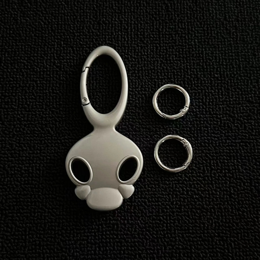 Personalized and Unique Facial Features Car Keychain High-end Feel Three-dimensional Metal Waist Bag Hanging Accessories