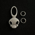 Personalized and Unique Facial Features Car Keychain High-end Feel Three-dimensional Metal Waist Bag Hanging Accessories