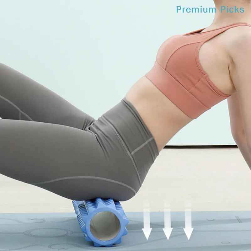 portableYoga Column Roller Fitness Equipment EVA Foam Roller Yoga Pilates Yoga Block Gym Roller