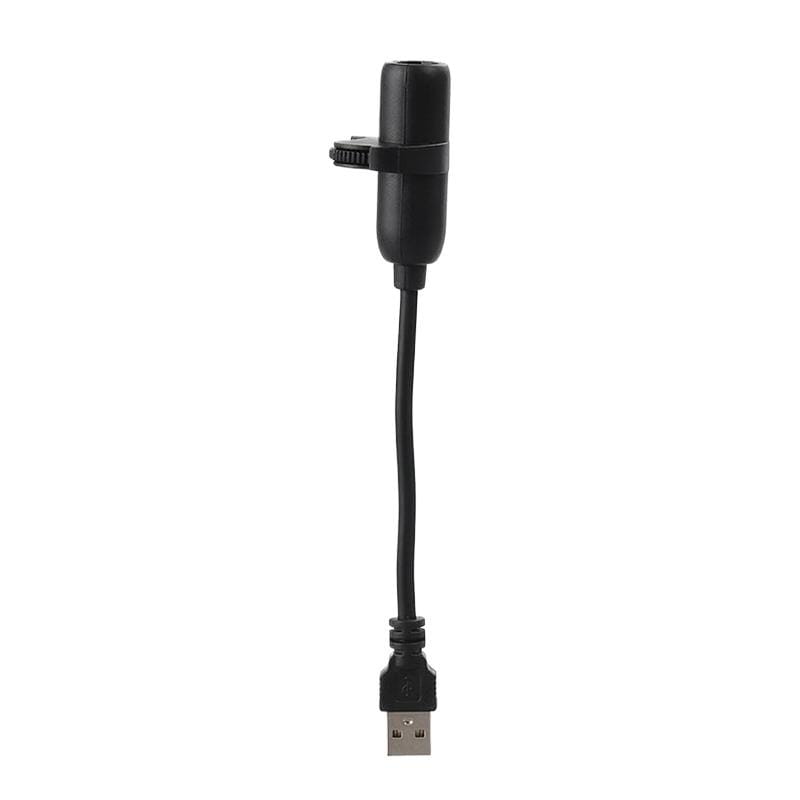 black usb charging cable with clip-on connector for usb galaxy projector with replaceable projection discs