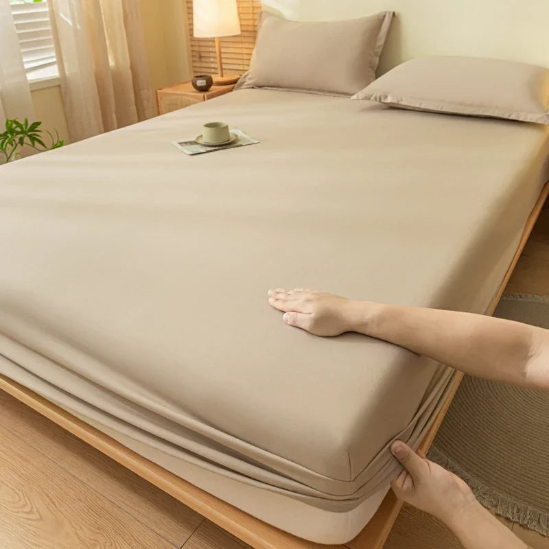 1 Piece of Solid Color Matte Bed Sheet, Solid Color Bed Cover for Bedroom, Bedding ( Excluding Pillowcases) 140/150/160/180/200
