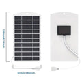 Solar Panel Charger 2W 5V USB Portable Outdoor Power Bank For Mobile Phone Camping Hiking Outdoor Emergency