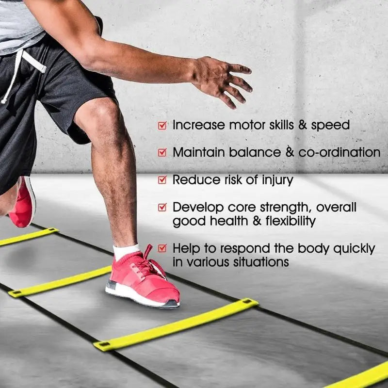 Agility Ladders Nylon Straps Speed Training Sports Football Training Equipment
