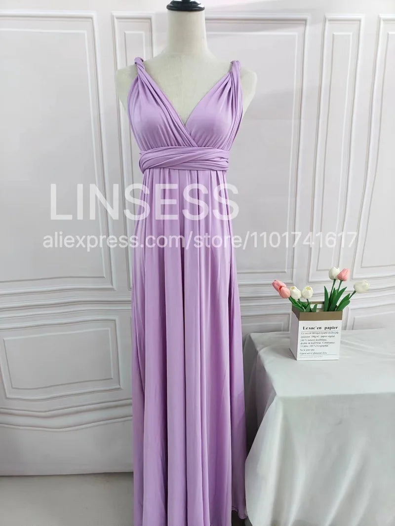 Bridesmaid Dress, Olive Green Maxi Bridesmaid Dress, Bridal Party Convertible Dress, Multiway Infinity Dress, Custom Dress