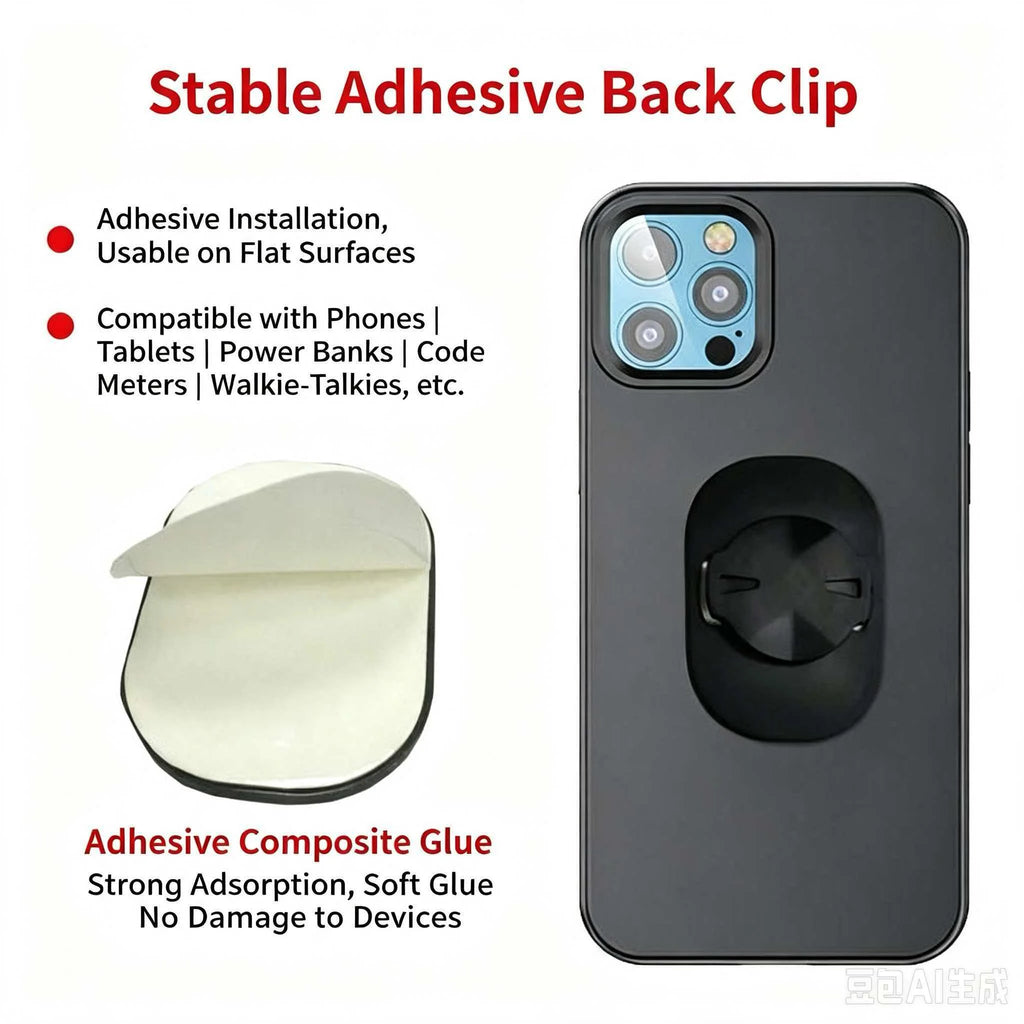 Cycling Phone Navigation Bike Computer Mount Backplate Adapter Anti-drop Lanyard Smartphone Bracket Accessories