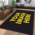 Customizable Photo & Text Rug - Personalize with Your Pattern & Text, Perfect for Any Room for Living Room and Bedroom Decor