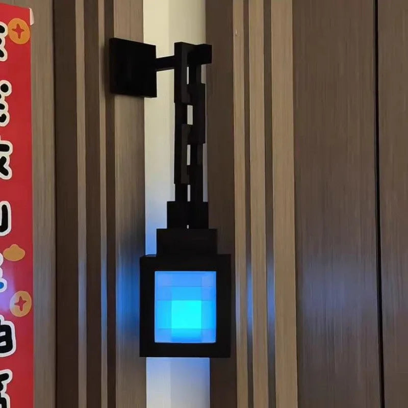 16 Colors /Warm Light Luminous Lantern Lamp Rechargeable Game Pixel Light Surrounding Bedroom Atmosphere Light Decor Ornament