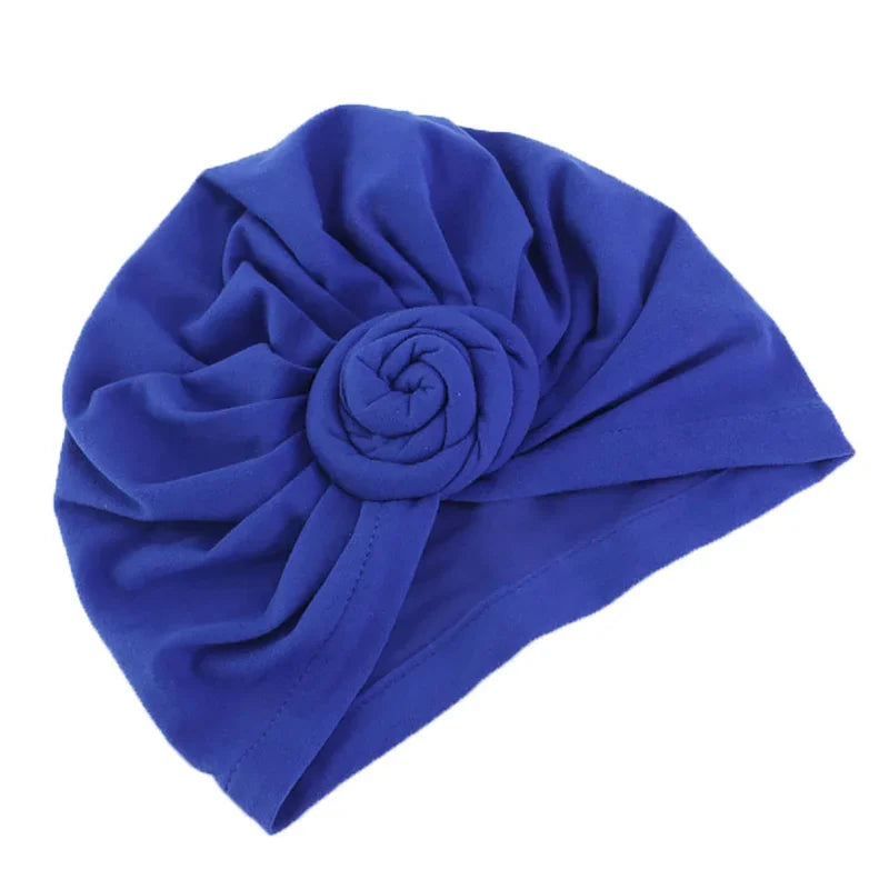 Women Head Wraps India Hat Hijabs Cap Ladies Turban Bonnet Soild Color Cotton Top Knot Inner Hijab Caps African Twist Headwrap