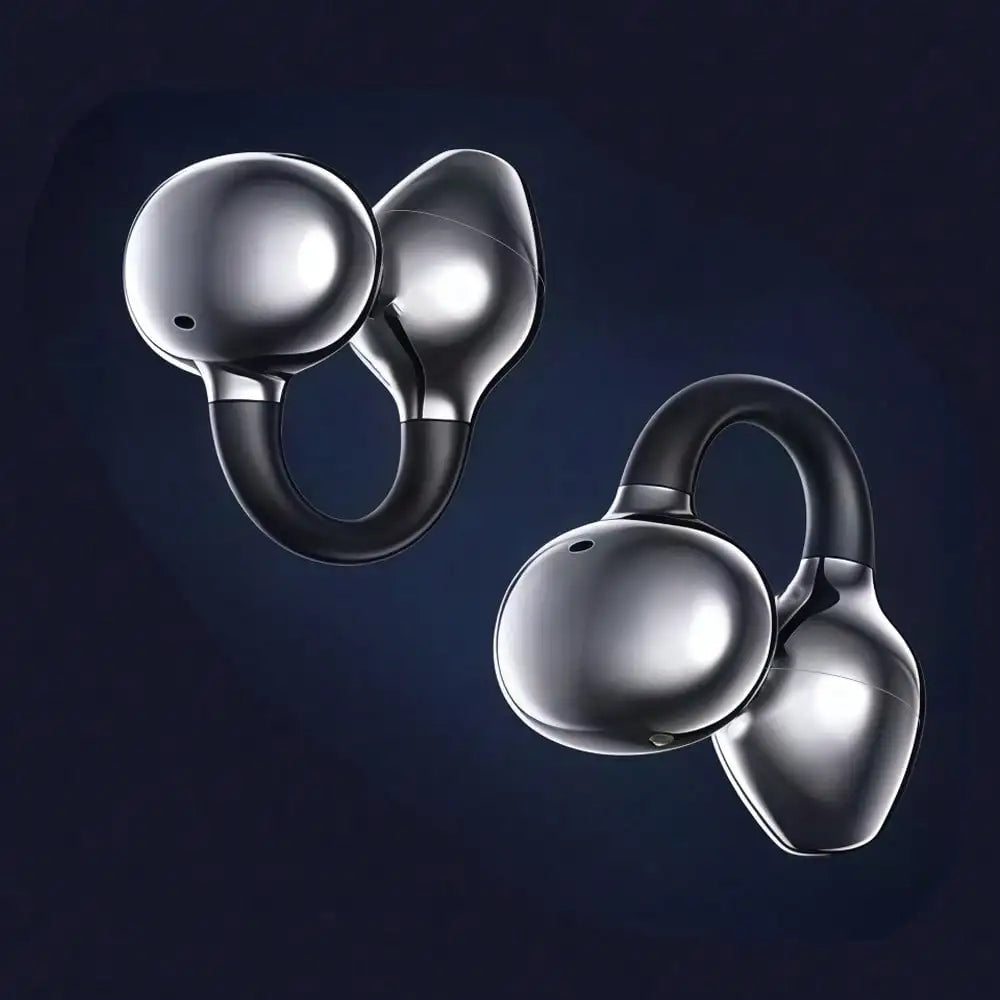 Original Ear-Clip Surround Bluetooth Headphones Bone Conduction Earphone Wireless Earbuds Stereo Bass Sports Headset with Mic