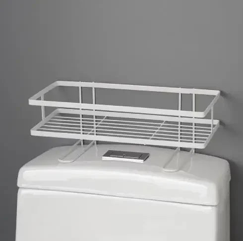 Wall Mounted Shelf for Bathroom No Drill over Toilet Storage Rack Aluminum Shower Organizer Bath Accessories Holder