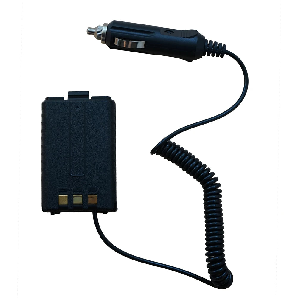 BAOFENG Battery Eliminator Car Charger for Baofeng UV5R UV-5RE UV-5RA Two Way Radio 12-24V Walkie Talkie Accessories Replacemnet