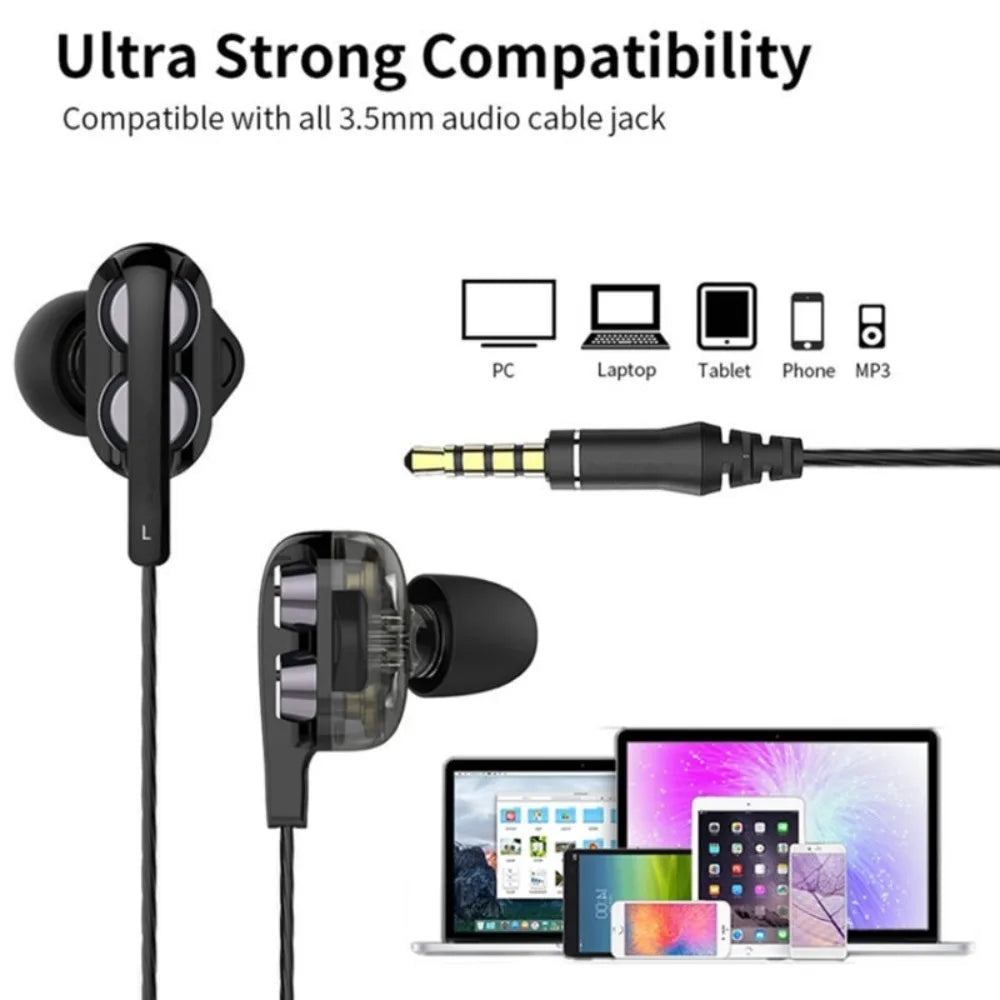 In Ear Type Stereophony Sleep Earphone Stereo Earphones Headphone 3.5mm Earphone Bass Earbuds Wired Headset Wired Headphone