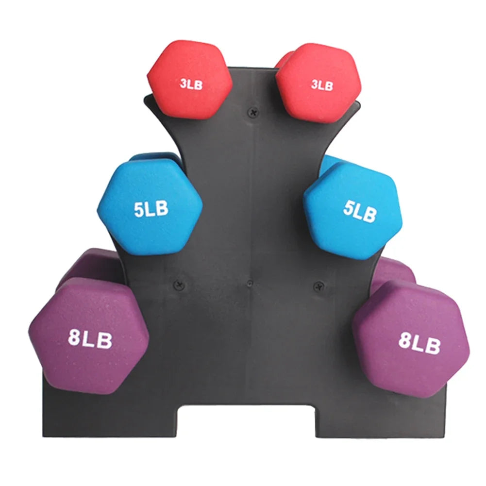 Weight Storage Organizer 3 Tier Dumbbell Rack Stand Only Compact Weight Rack for Dumbbells Small for Home Gym Workout