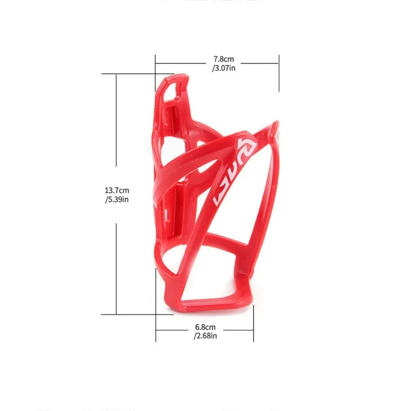 Road Mountain Bicycle Bottle Rack Random Font Style Lightweight PC Plastic Holder Cage Bike Water Outdoor Cycling Accessories