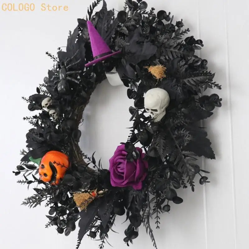 Holiday Party Wreath for Wall or Door Seasonal Accent Decoration D0LD