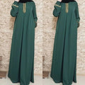 Muslim Ethnic Style Print Abayas Plus Size Dubai Dresses For Women 4xl 5xl Long Sleeve Loose Casual Robe Fashion Ramadan Dress