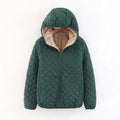 Women Jacket Black 2026 New Winter Female's Korean Fleece Cotton Outcoat Padded Jacket Women's Coat Thicken Hooded Parka Pink