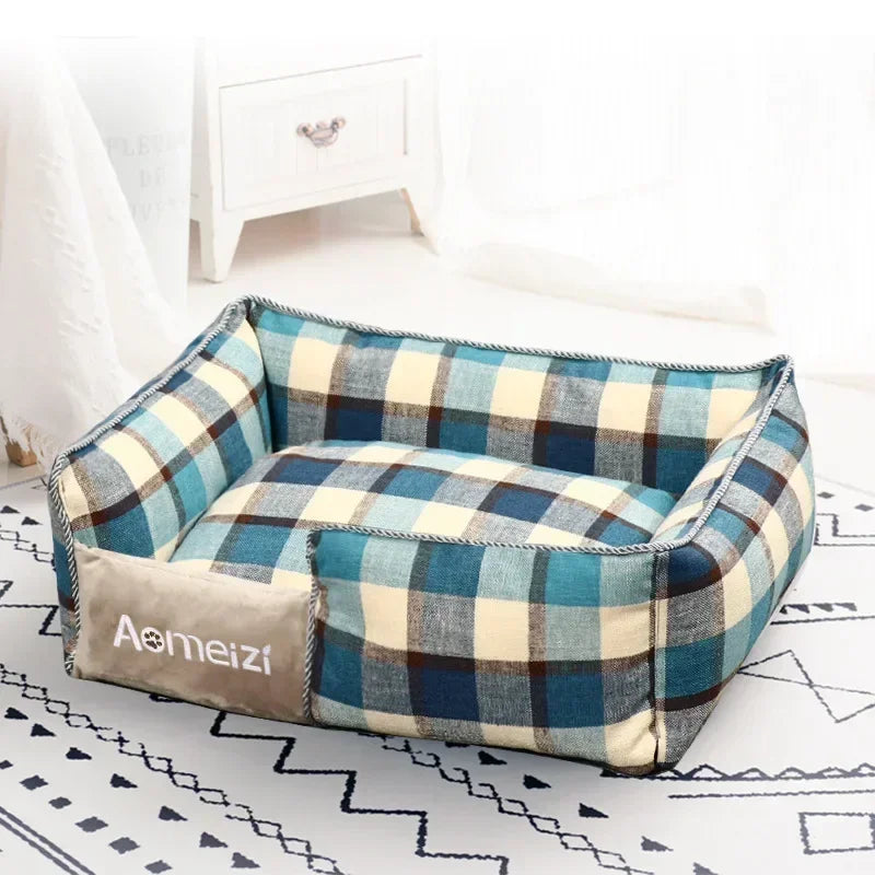 Warm Soft Pet Bed Removable Washable Sofa Cushion Pet Mat Indoor Kennel Sleeping House for Puppy Cat Dog Daily Pet Supplies