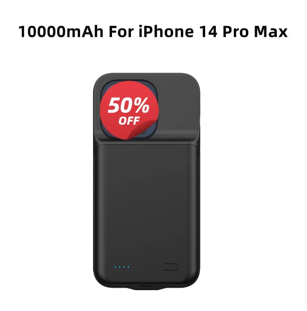 10000mAh Battery Case for Iphone 12 11 13 15 Pro Max Mini Power Bank Charger Cover for IPhone X S Max XR 7 8 6S Plus SE2020 Case