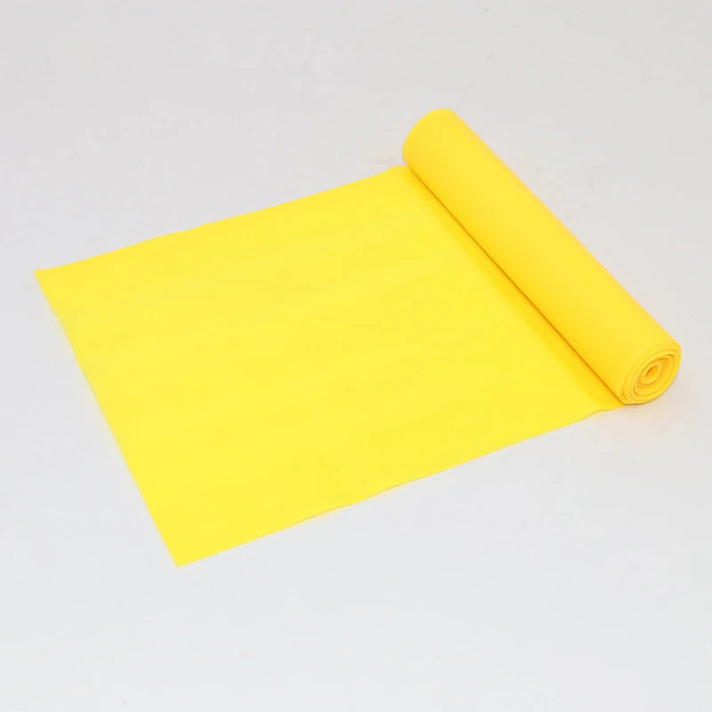 150*15cm Yoga Tension Band Resistance Bands Gym Elastic Gum Strength Pilates Cross Fit Rubber Pull Band Gym Sports Exercise Band
