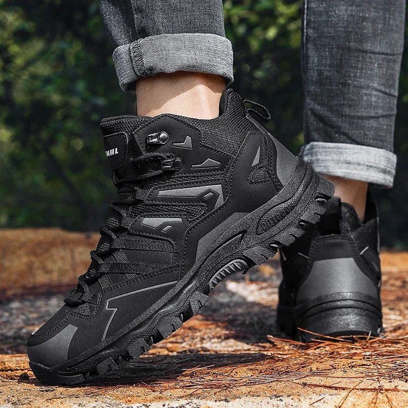 2025 New Hiking Shoes Camping Boots Ladies Waterproof Unisex Outdoor Hiking Sports Shoes Walking Shoes Non-slip Hiking Shoes