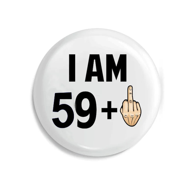 21st 30th 40th 50th 60th 70th 80th Birthday Button Pin Badge Happy Birthday Party Decoration Photo props present Gift keepsake