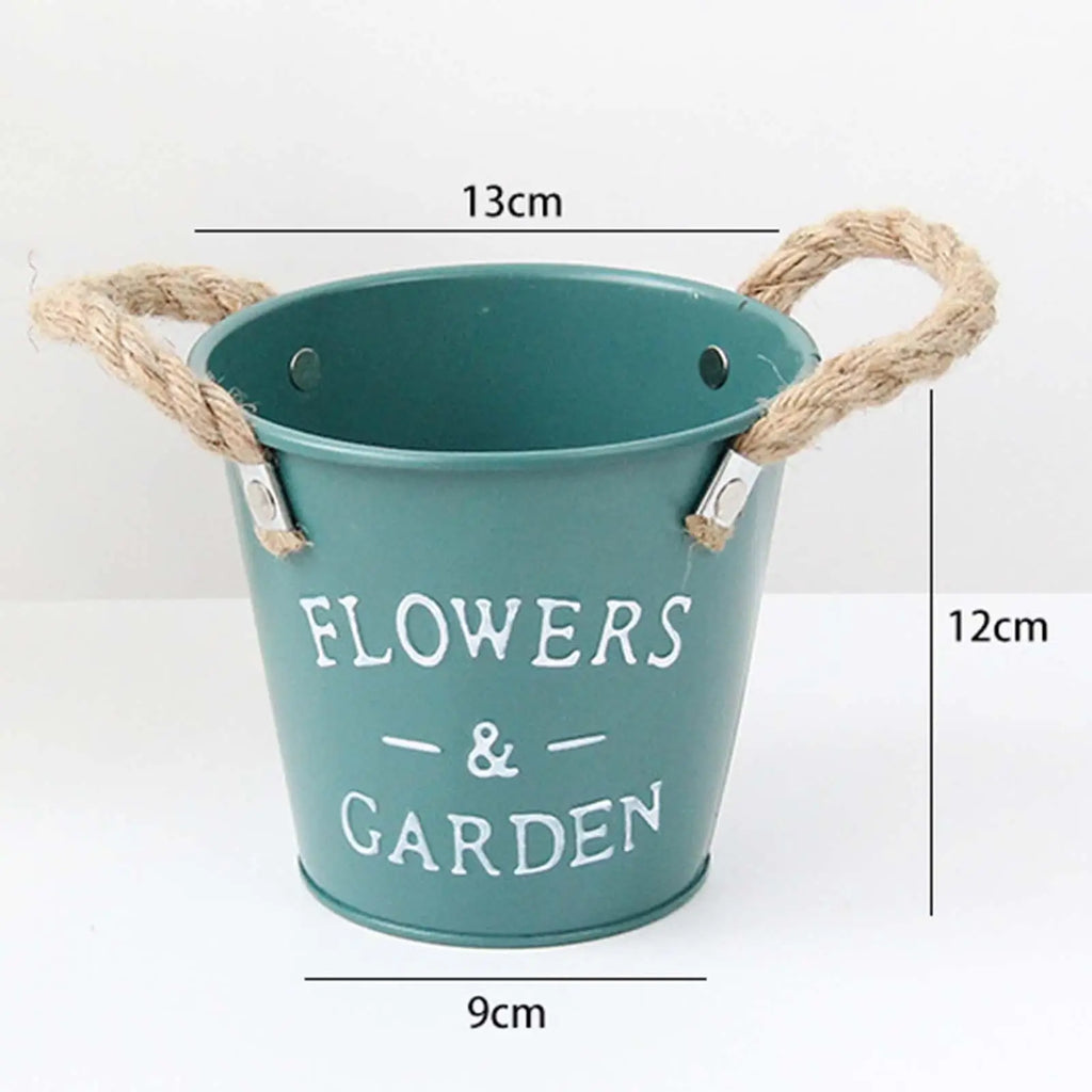 Garden Plant Flower Pot Planter Outdoor Indoor Decoration 5.1x4.7x3.5inch Round Container Multipurpose for Balconies, Patios