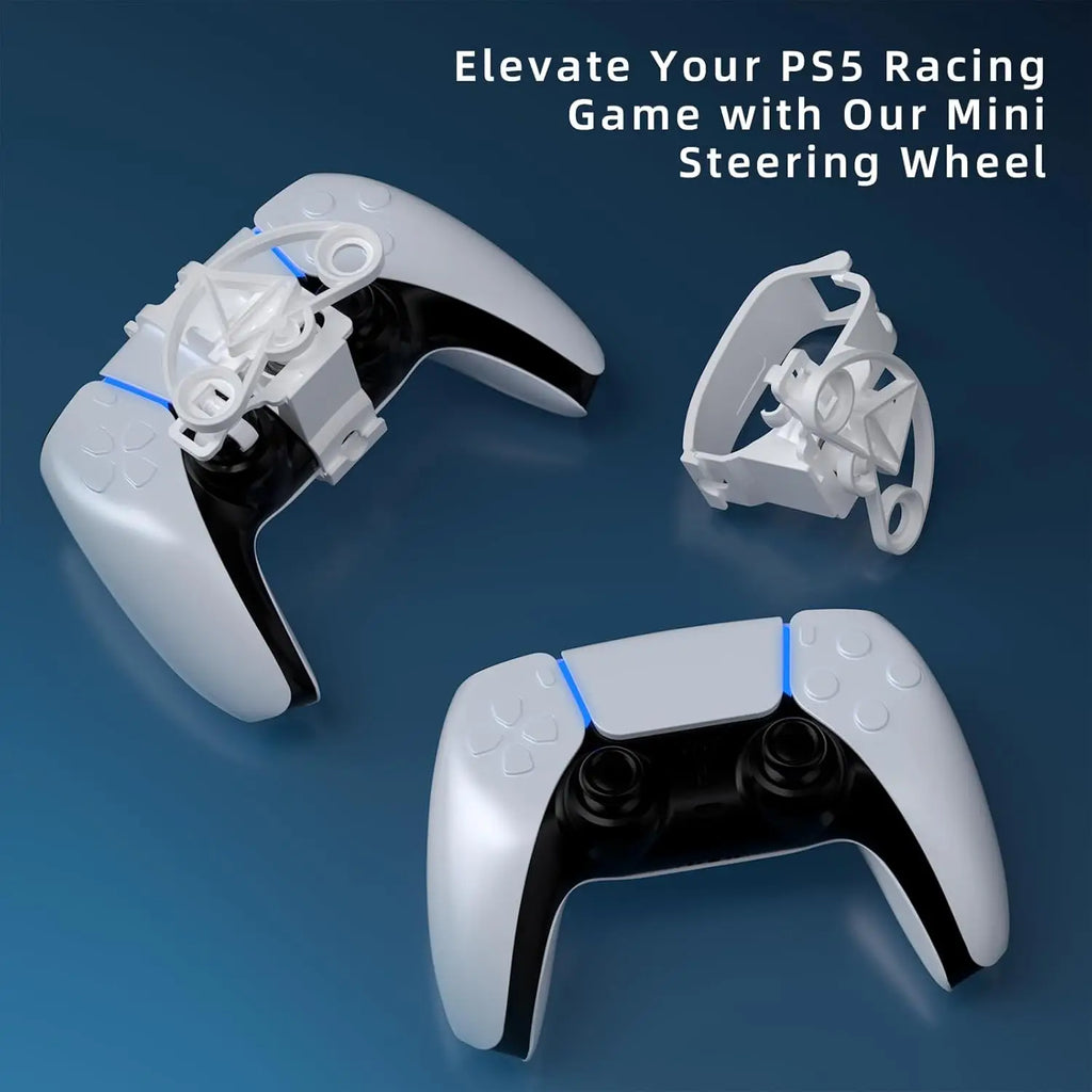 For DualSense PS5 Games Console Gamepad Mini Racing Steering Wheel Accessories