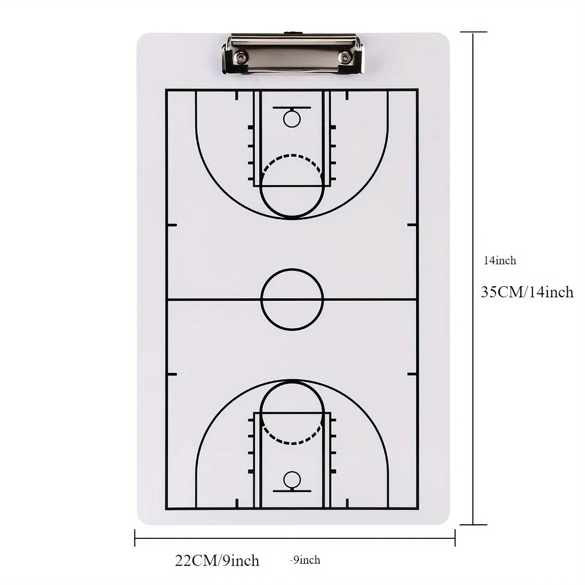 Basketball Coach Clipboard, Tactical Board, School Sports Training Coach Equipment, Basketball Board