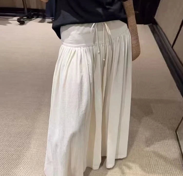 Wide Leg Pants, Women's Summer New Style, High-end Fashion, Simple and Hanging Casual Pants