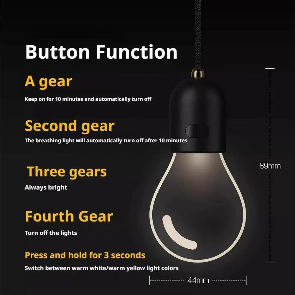 Ampoule LED décorative noire suspendue, de forme classique, au design moderne et épuré, avec une globe en verre éclairé pour une utilisation en éclairage d’ambiance suspendu dans la voiture.