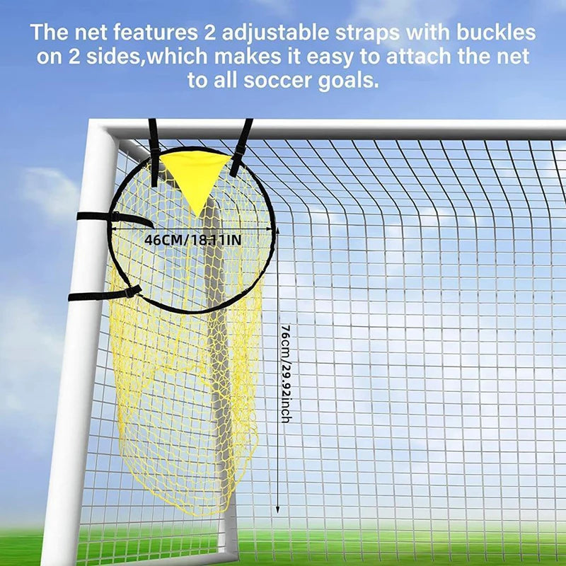 Football training shooting net equipment Football training target Net target Youth free kick practice Shooting Football top shot