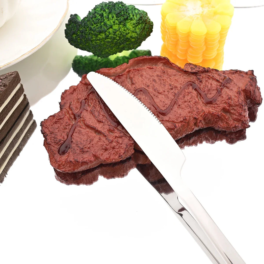 4pcs High-quality Mirror Dinnerware Set Silver Stainless Steel Tableware Set Reusable Knife Fork Spoon Dining Table Utensils