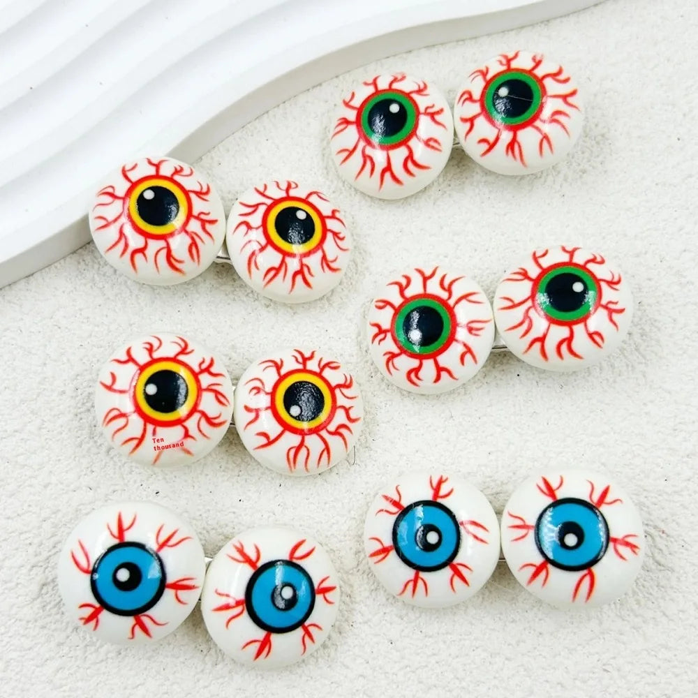Halloween Props and Accessories: Ghost Eyes, Pumpkin Monsters, Ghost Bats, Eyeball Ornaments, Hairpins