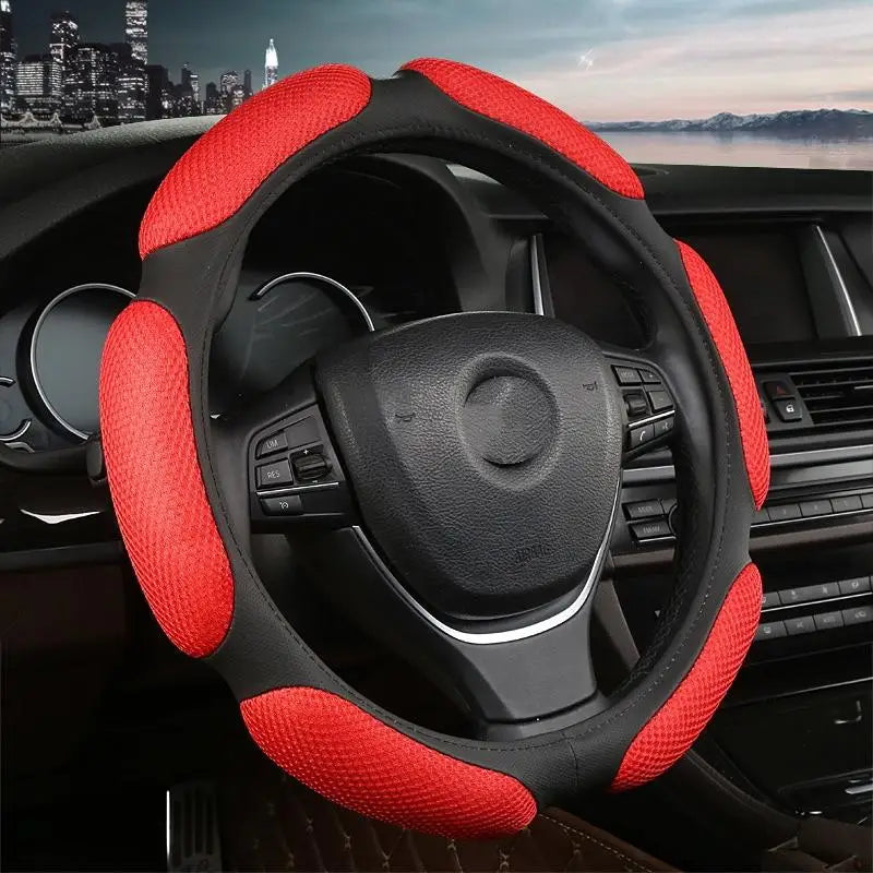 Steering Wheel Cover Suitable For 38cm Diameter Car Accessories Interior Steering Wheel Protective Decoration Universal
