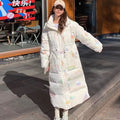 Fashion Women Winter Waterproof Long Parkas Cotton Padded Jacket Hooded Thick Warm Snow Coat Oversized Outerwear Female