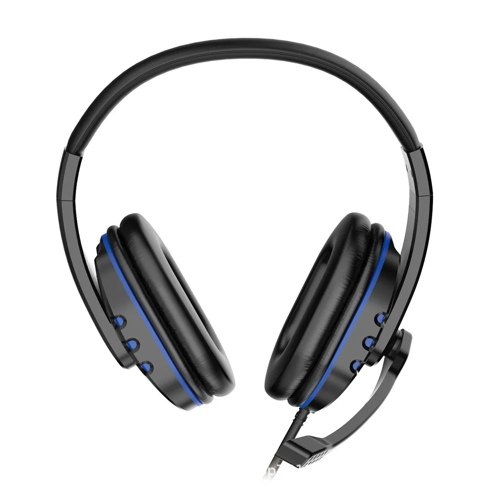 Headphones 3.5mm Wired Gaming Headset Earphones Music For PS4 Play Station 4 Game PC Chat Computer With Microphone