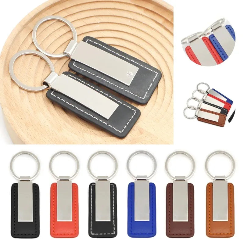 Personalized Couple Keychain Gift – Heart Matching Keyring for Him Her Anniversary Love Keepsake Custom Name PU Leather Chain