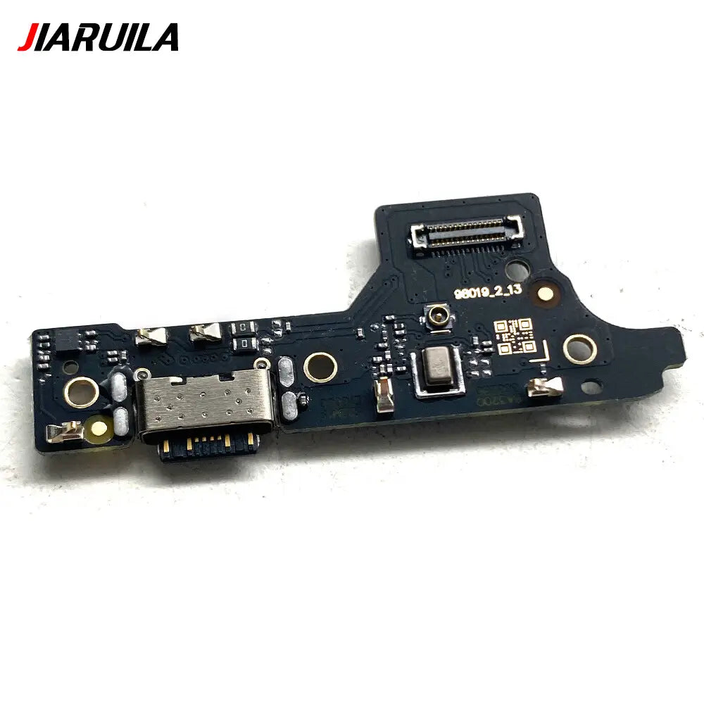 placa de circuito negra con puerto de carga usb-c y componentes electrónicos para el cable flexible xiaomi redmi 10c 10a 13c 14c, compatible con la entrega por correo postal de China