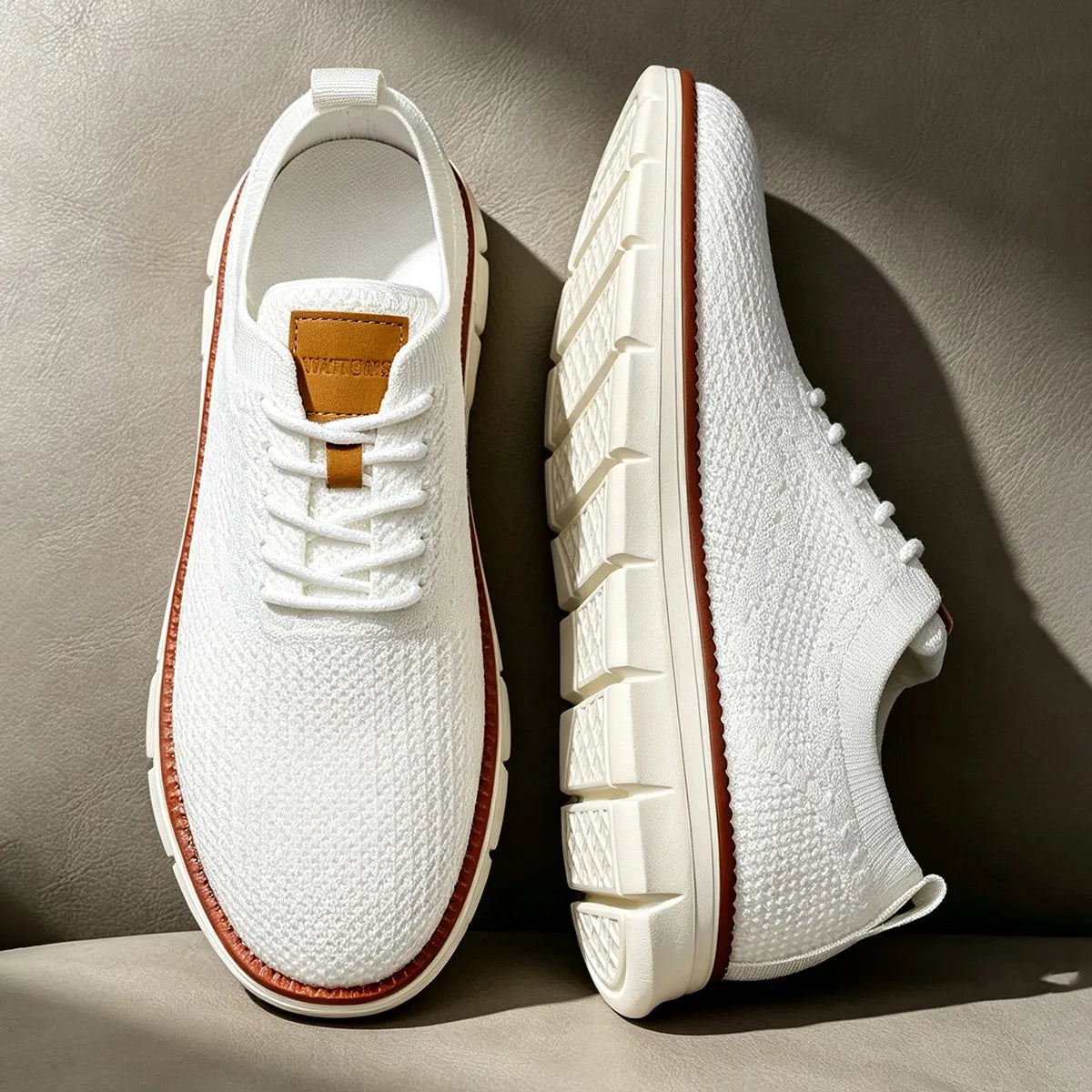 Sneakers Men Casual Shoes Classic Breathable Flats Shoes Loafers Versatile lightweight Walking Trendy Shoes for Men Black White