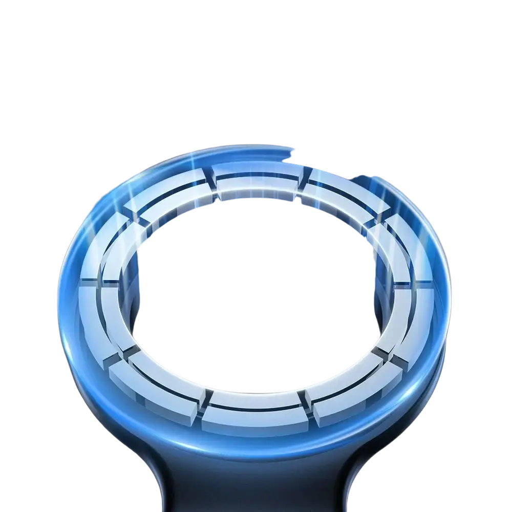 Topk magsafe car phone holder with sleek silver magnetic suction cup and blue illuminated edges for hands free use