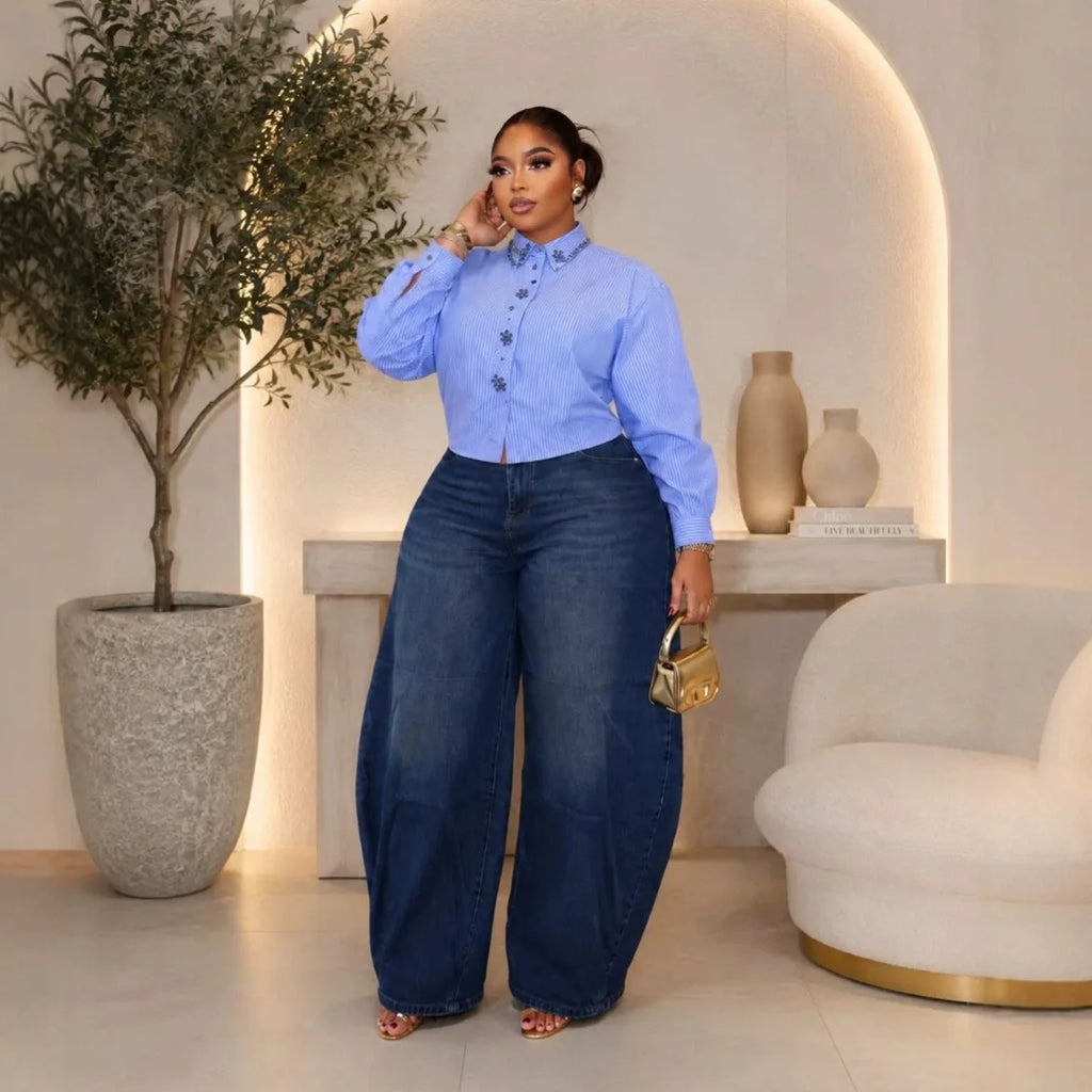 Women Blouses Shirt Vintage Turn Down Collar Full Sleeve Tops Striped Y2k Streetwear Elegant Splice Shirts Casual Summer 2026