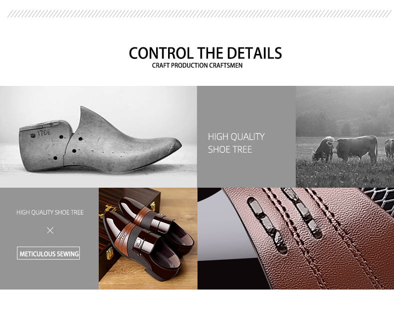 Zapatos de vestir de punta afilada de lujo para hombre en cuero marrón con acabado pulido y acentos contrastantes en marrón oscuro.