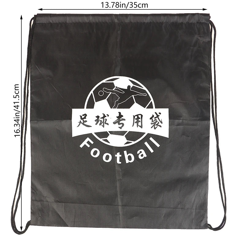 Outdoor Sports Drawstring Storage Bags Gym Men's Bag Football Volleyball Oxford Cloth Portable Foldable Reusable Backpack