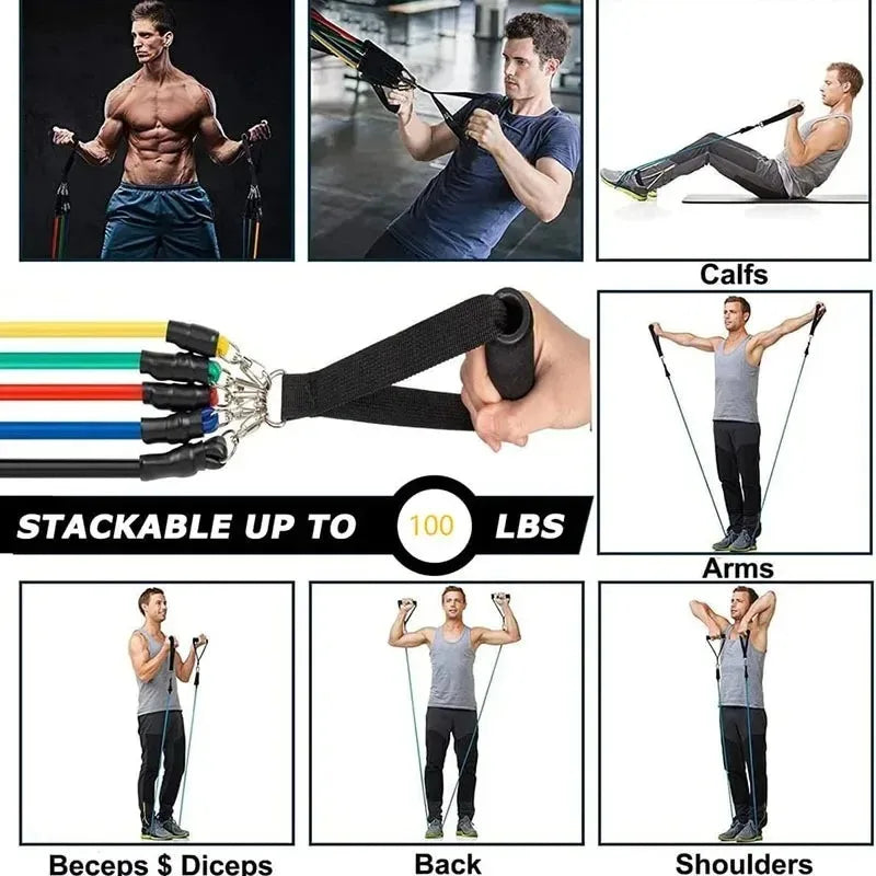 Sport Rubber Band for Fitness Equipment Resistance Bands Elastic Band for Pulling Up Gym Exercise Training Portable Body Sports