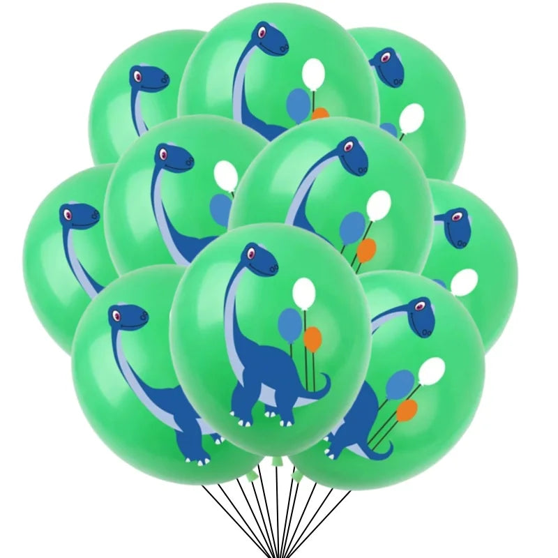 Dinosaur Balloons Happy Birthday Party Decorations Kids Boy Baby Shower Dinosaur Balloons Jungle Safari Birthday Balon Supplies