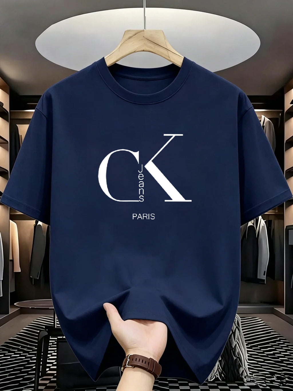 Men's T-shirt High Quality Funny letter Printed Casual Loose Streetwear Cool Men T Shirt O-neck Male Top Tees